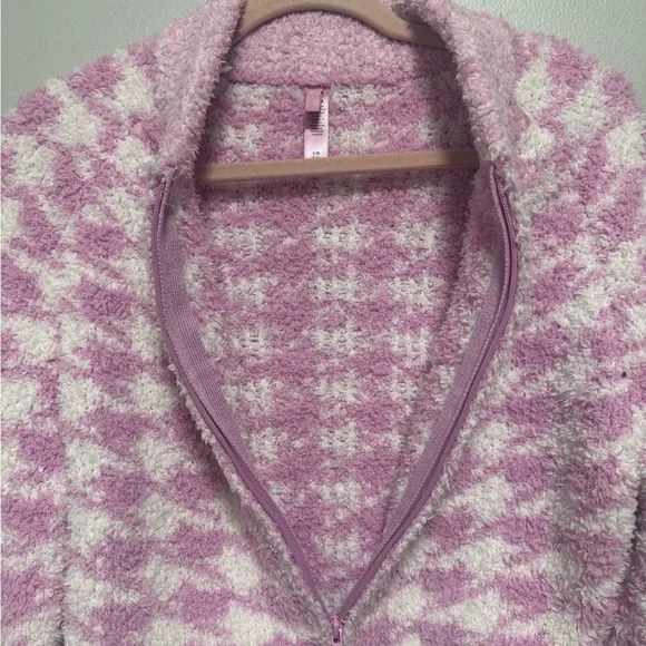 Skims Petal Pink Cozy Zip Up Jacket - Picture 5 of 7